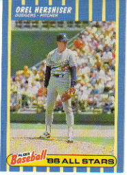 1988 Fleer Baseball All-Stars Baseball Cards   014      Orel Hershiser